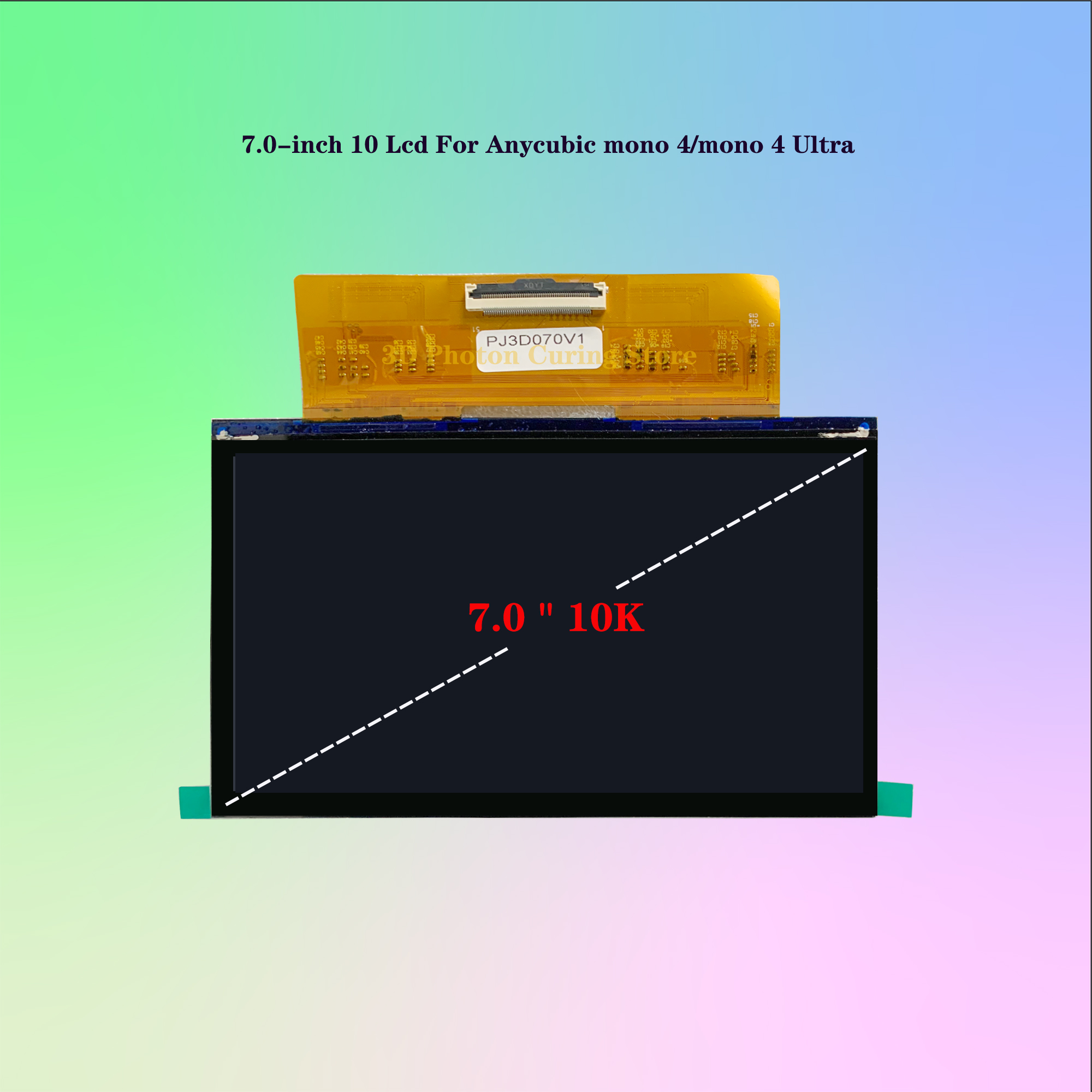 3D Printing Process - Anycubic UV Curing 3D Printer MONO4/