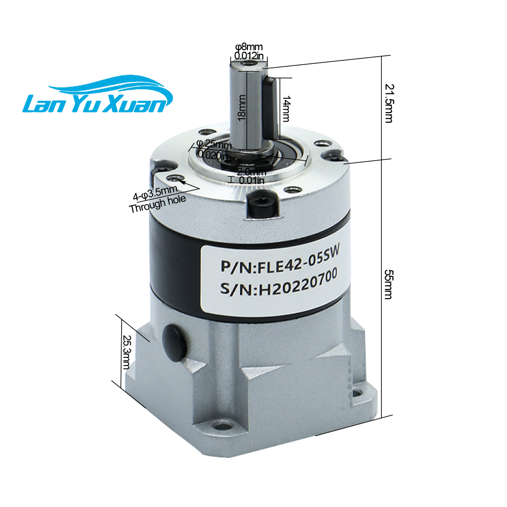 Stepper Motor - FLE42-SW High Precision Planetary Gear Box