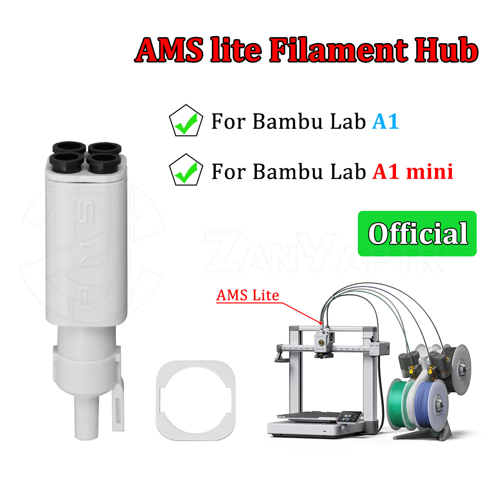 3D Printing Process - AMS Lite Filament Hub For Bambu