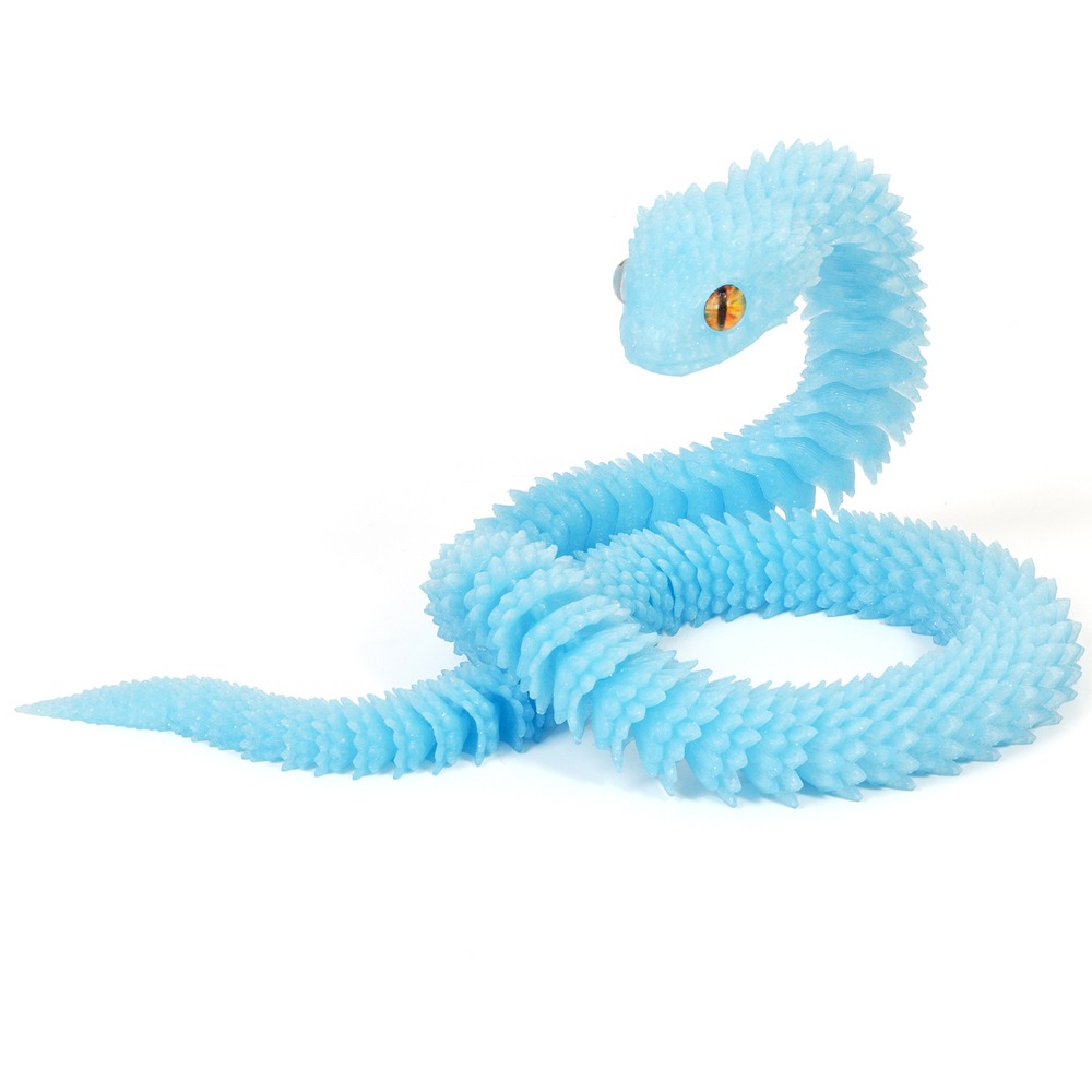 3D Printing Simulator - Realistic 3D Printed Snake 30/45/60cm Rotatable