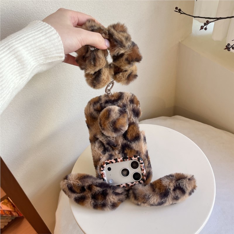 3D Printing Iphone - 3D Leopard print Rabbit Plush Phone