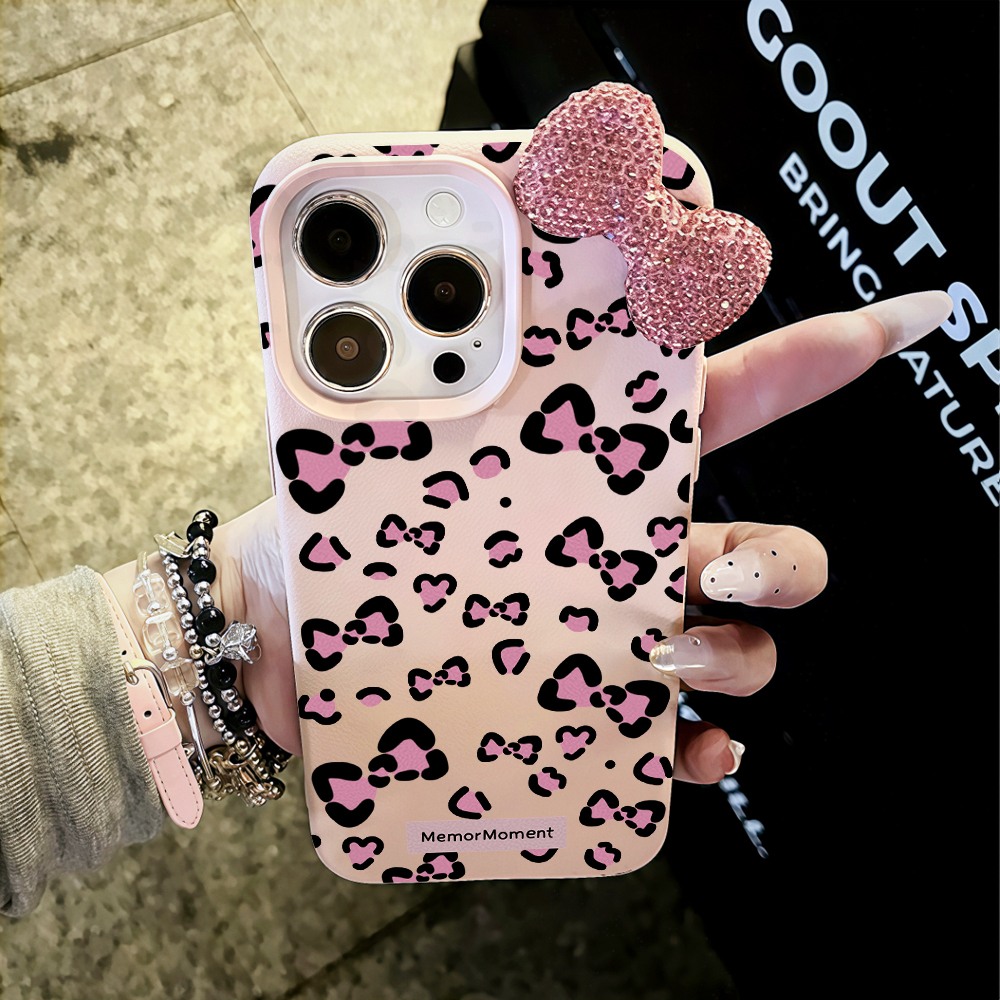 3D Printing Iphone - Pink Leopard Print Phone Case With