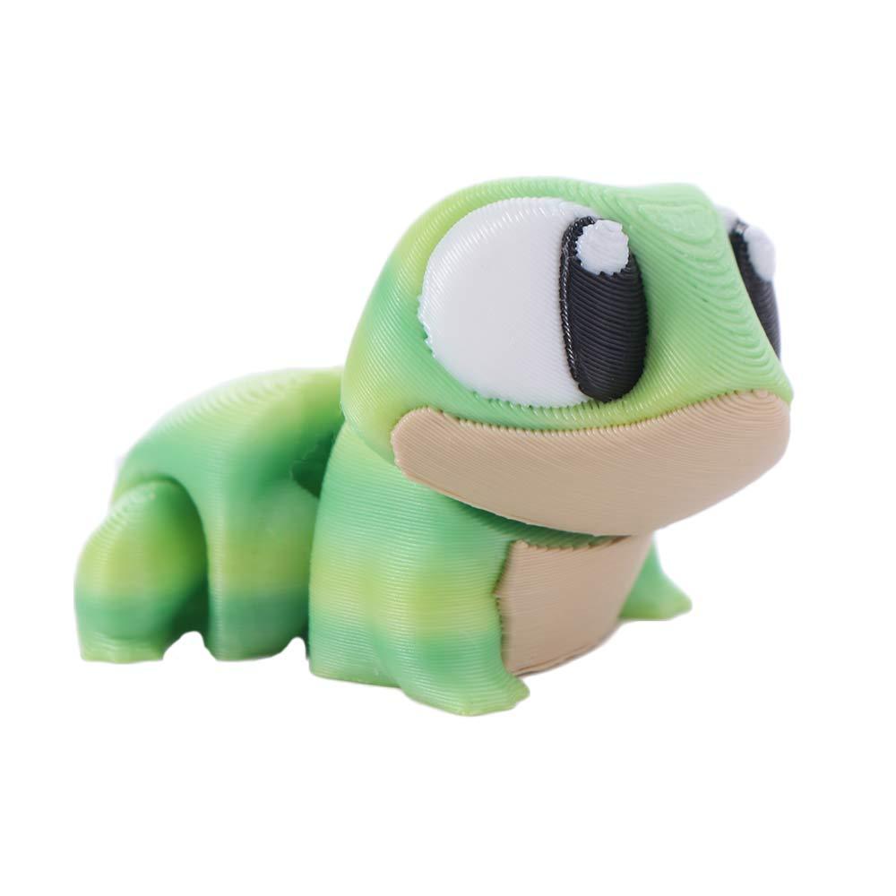 3D Printing Simulator - Joint Movable Simulation Gecko Frog Model