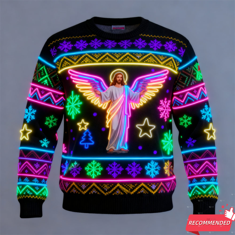 3D Printing Xmas - 2025 New Fake Neon Jesus Santa