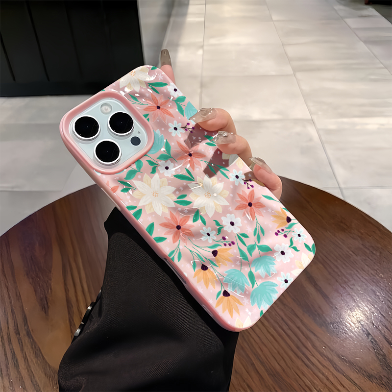 3D Printing Iphone - Leaves Flower Print Phone Case For