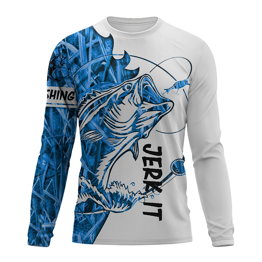 3D Printing Lure - Fishing TShirt 3d Fish Print Long