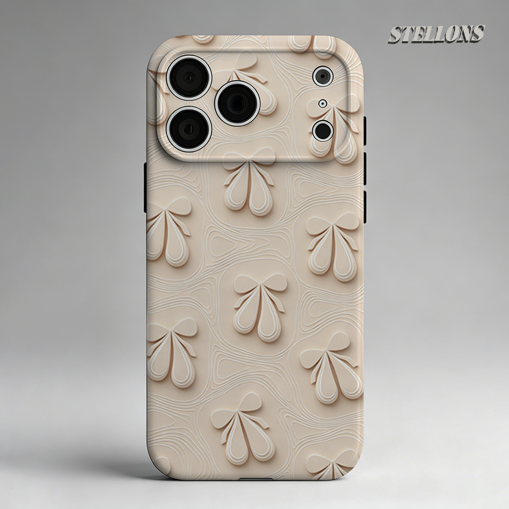3D Printing Iphone - 3D Bow Print Phone Case For