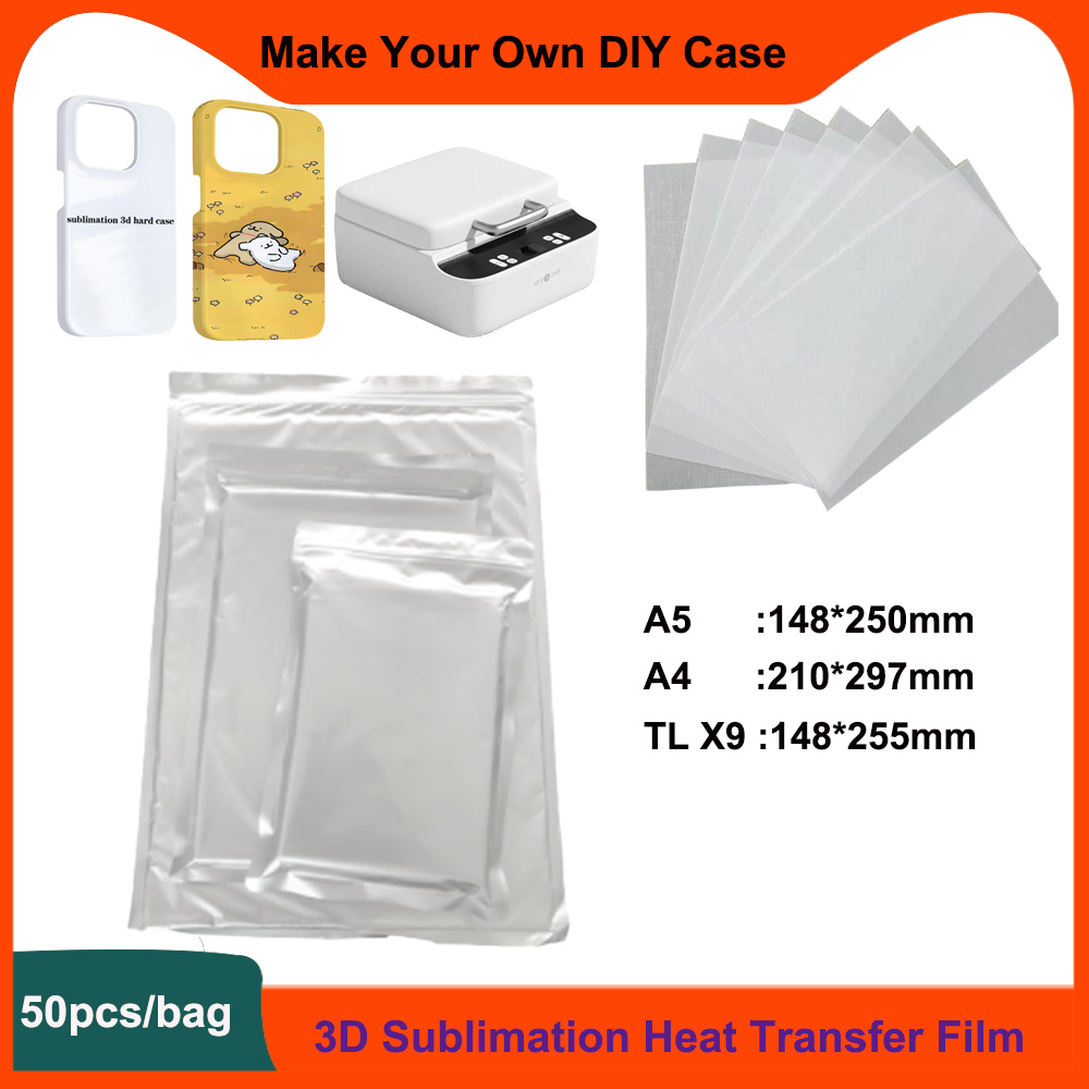 3D Printing Iphone - HTVRONT 3D Blank Film Sublimation Case
