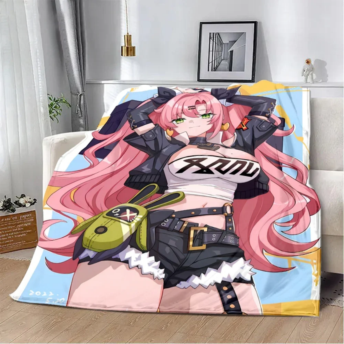 3D Printing Zone - ZZZ Flannel Throw Blanket Zenless-Zone-Zero 3DPrint