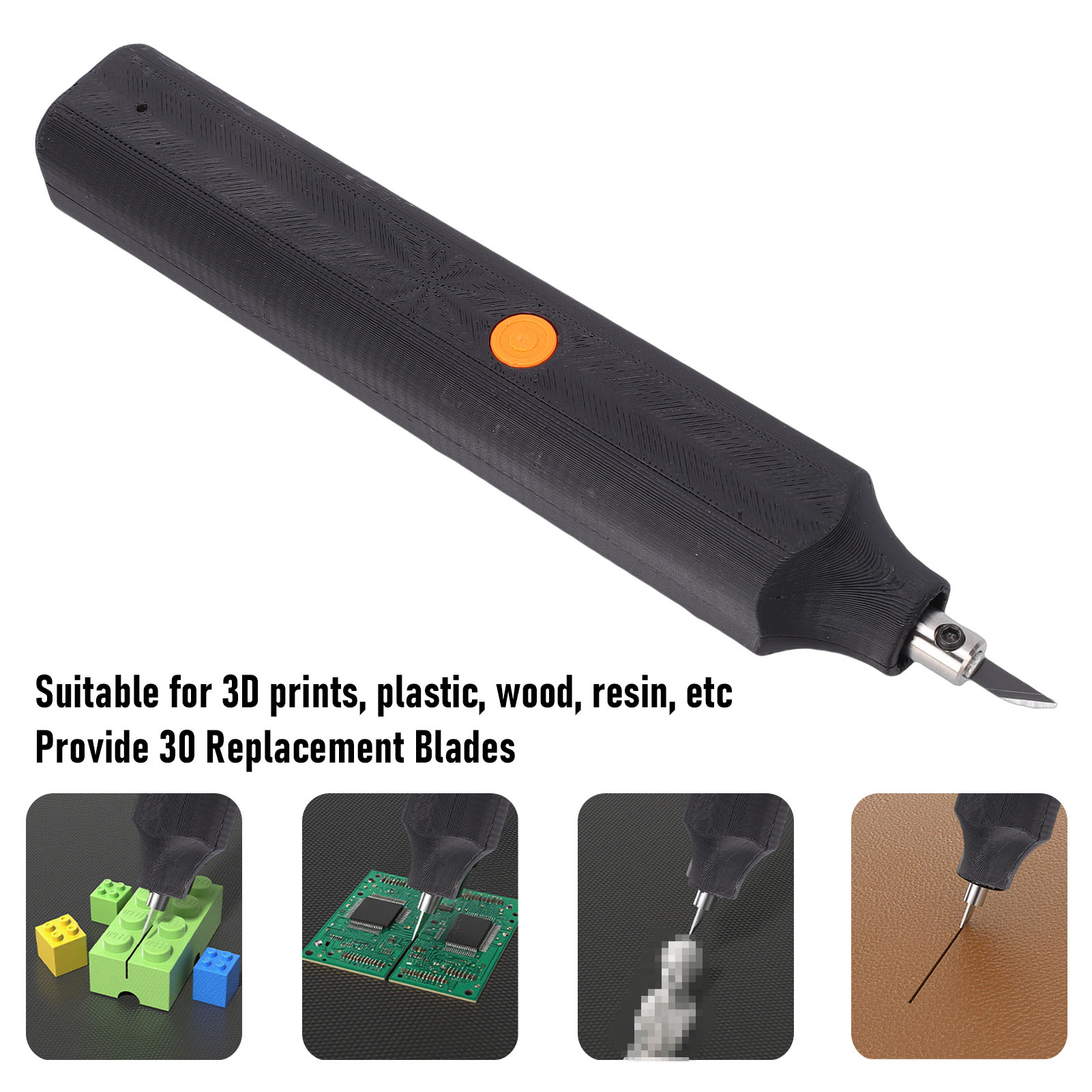 3D Printing Simulator - 40kHz Ultrasonic Cutter with 30 Replacement