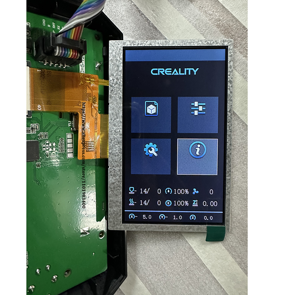 Control display screen for CRE - Lcd Screen Fdm Printer incelemesi ve fiyatı