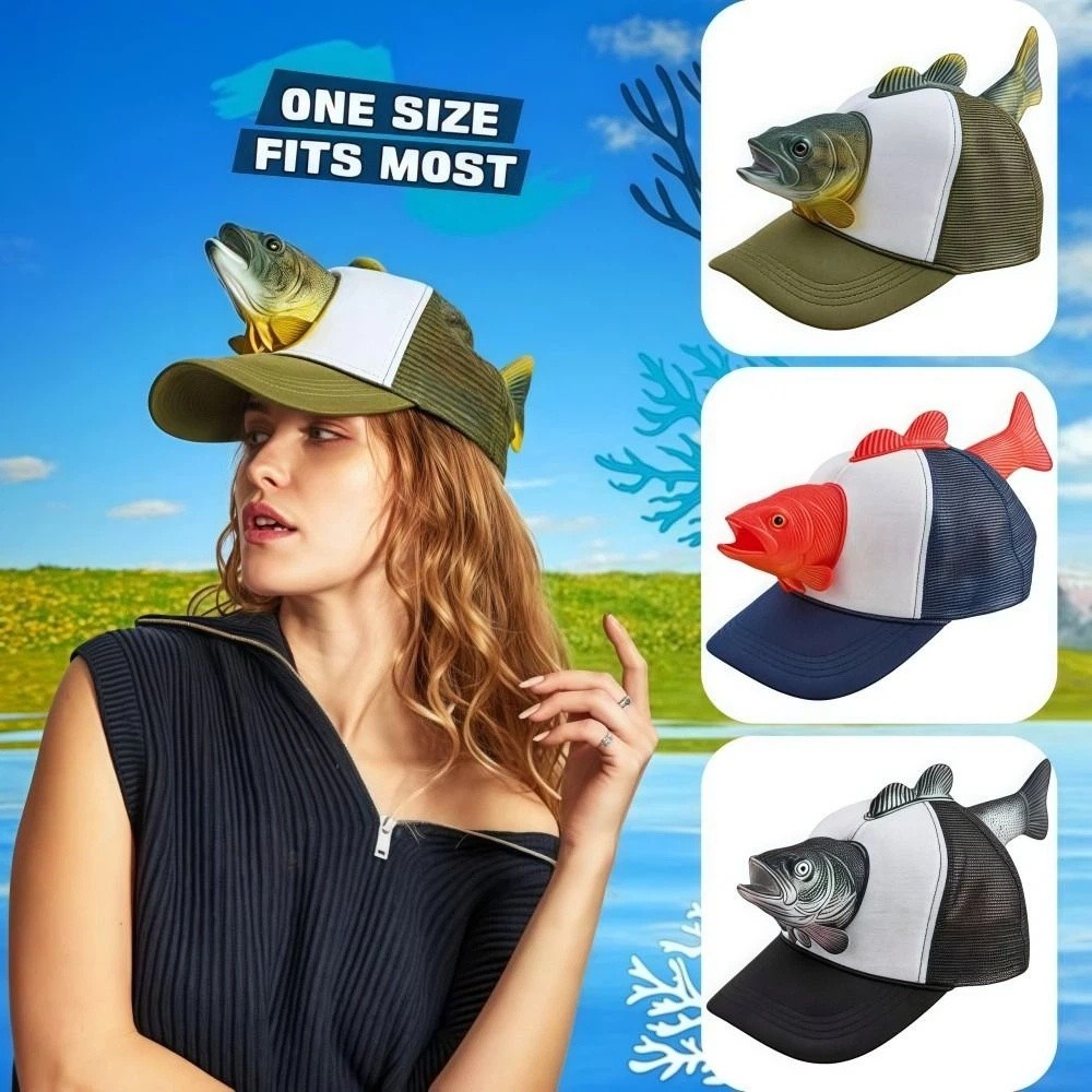 Funny 3D Fish Animal Trucker H - 3D Printing Lure incelemesi ve fiyatı