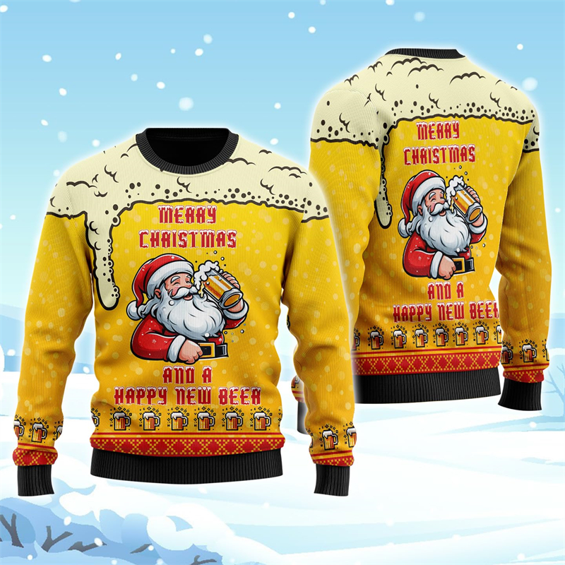 2026 New Fashion Beer Graphic  - 3D Printing Xmas incelemesi ve fiyatı