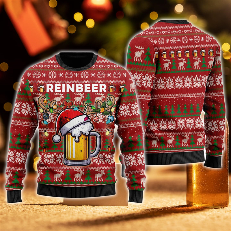 2026 New Fashion Beer Graphic  - 3D Printing Xmas incelemesi ve fiyatı