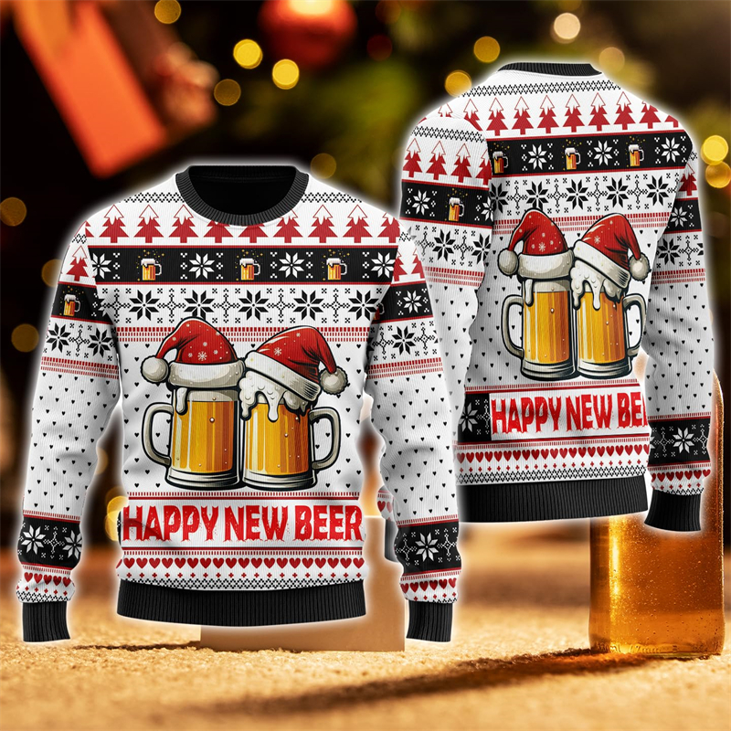 2026 New Fashion Beer Graphic  - 3D Printing Xmas incelemesi ve fiyatı