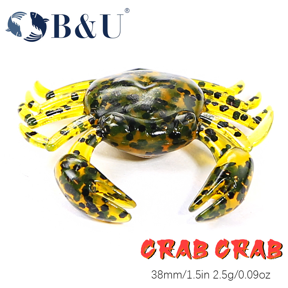 B&U 12pcs Crab Lure 3D Simulat - 3D Printing Lure incelemesi ve fiyatı
