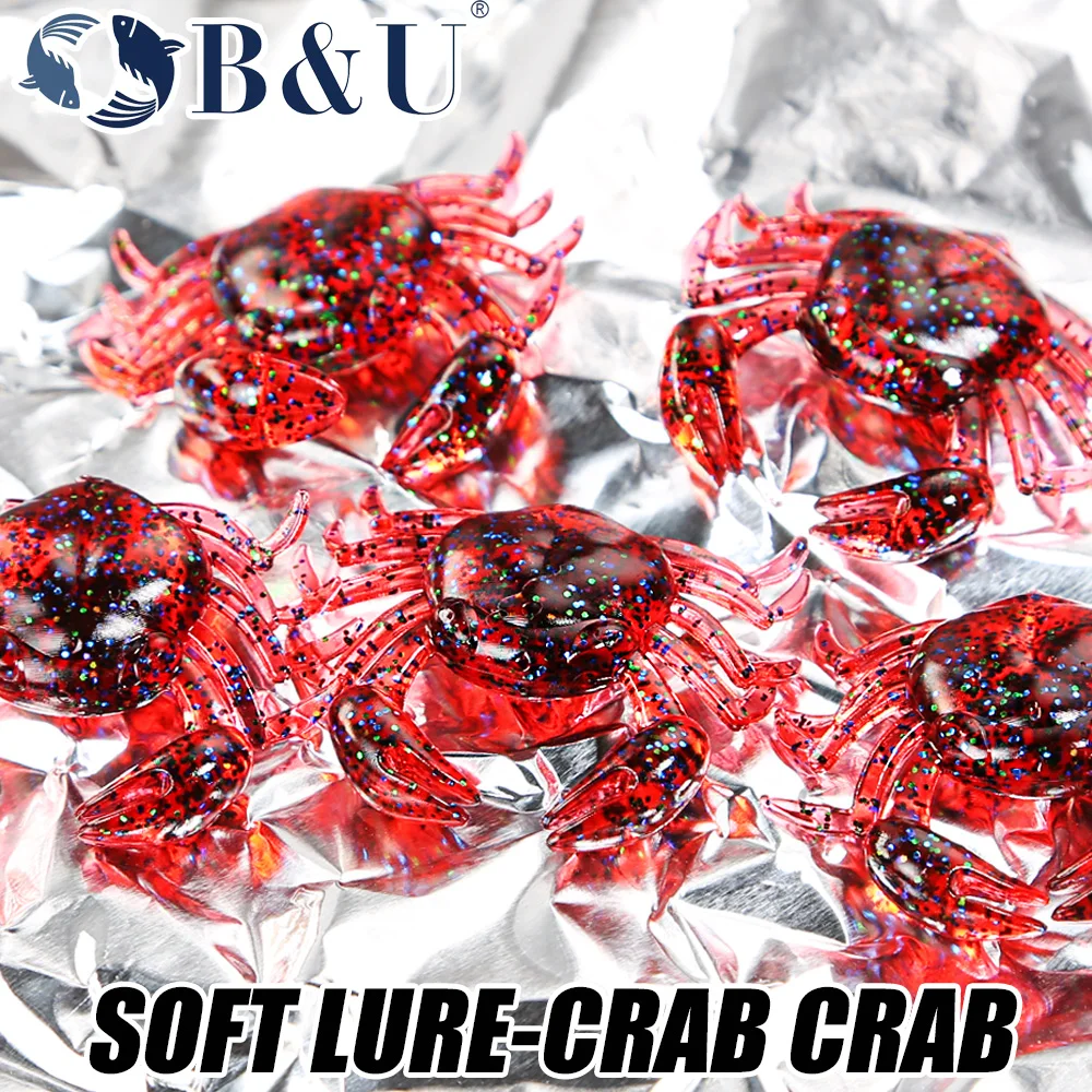 B&U 12pcs Crab Lure 3D Simulat - 3D Printing Lure incelemesi ve fiyatı