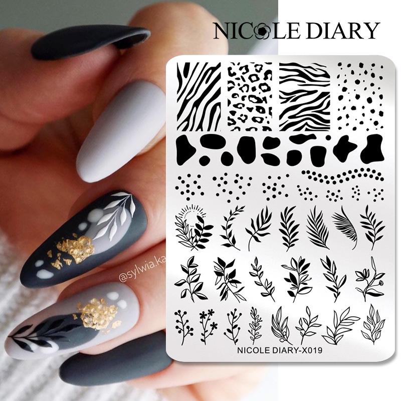 NICOLE DIARY Leaves Flower Nai - 3D Printing Template incelemesi ve fiyatı
