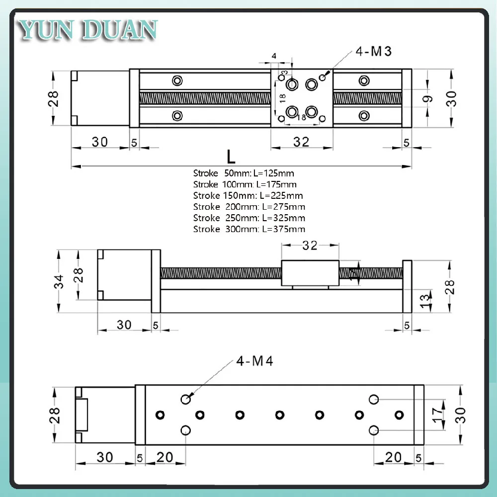 T-type Sliding Table Rail Line - Stepper Motor incelemesi ve fiyatı