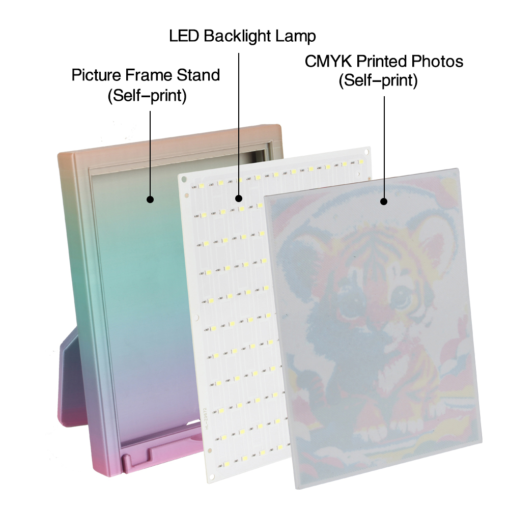 For Bambu Lab Lithophane Led P - 3D Printing Process incelemesi ve fiyatı