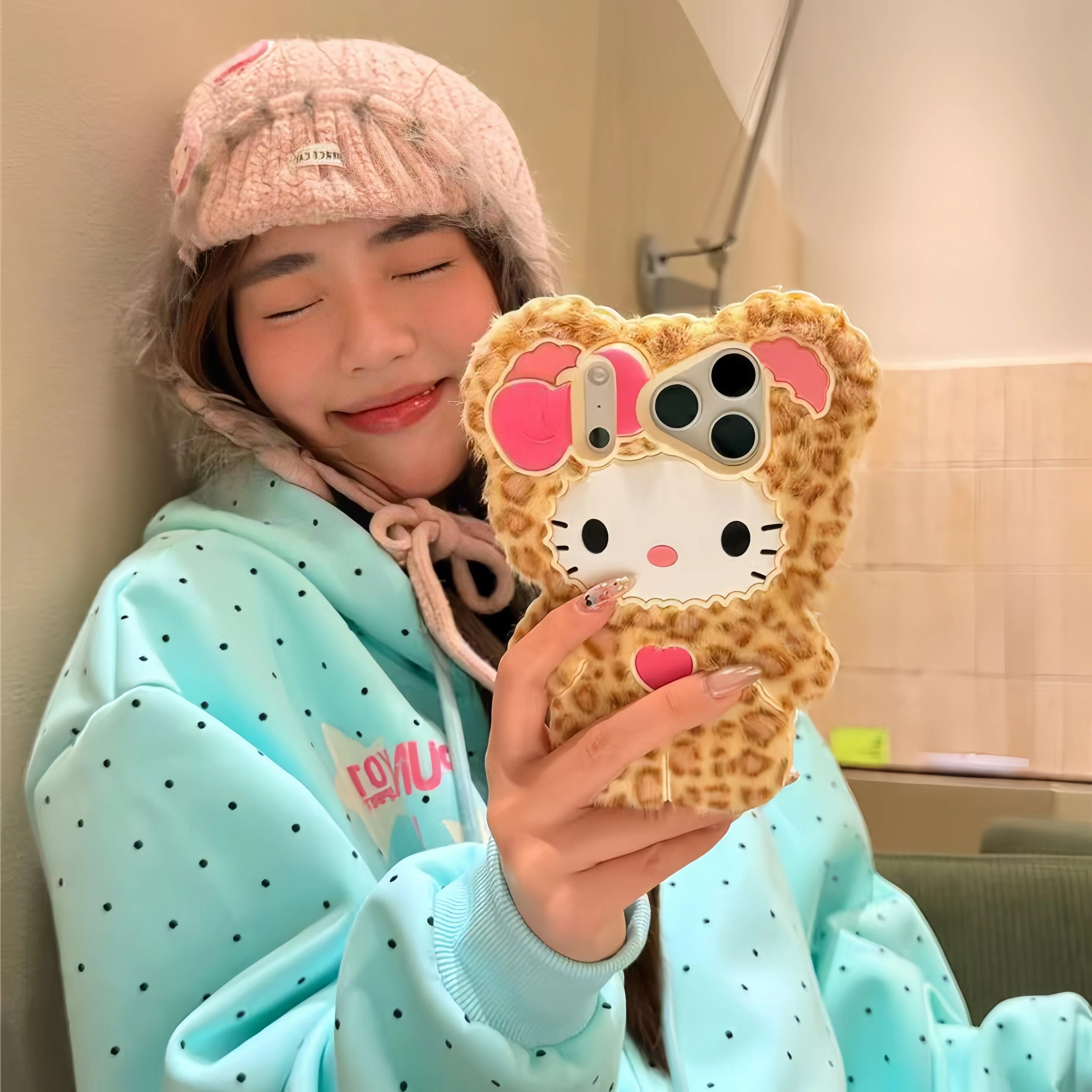 Fluffy Plush Hello Kitty Leopa - 3D Printing Iphone incelemesi ve fiyatı