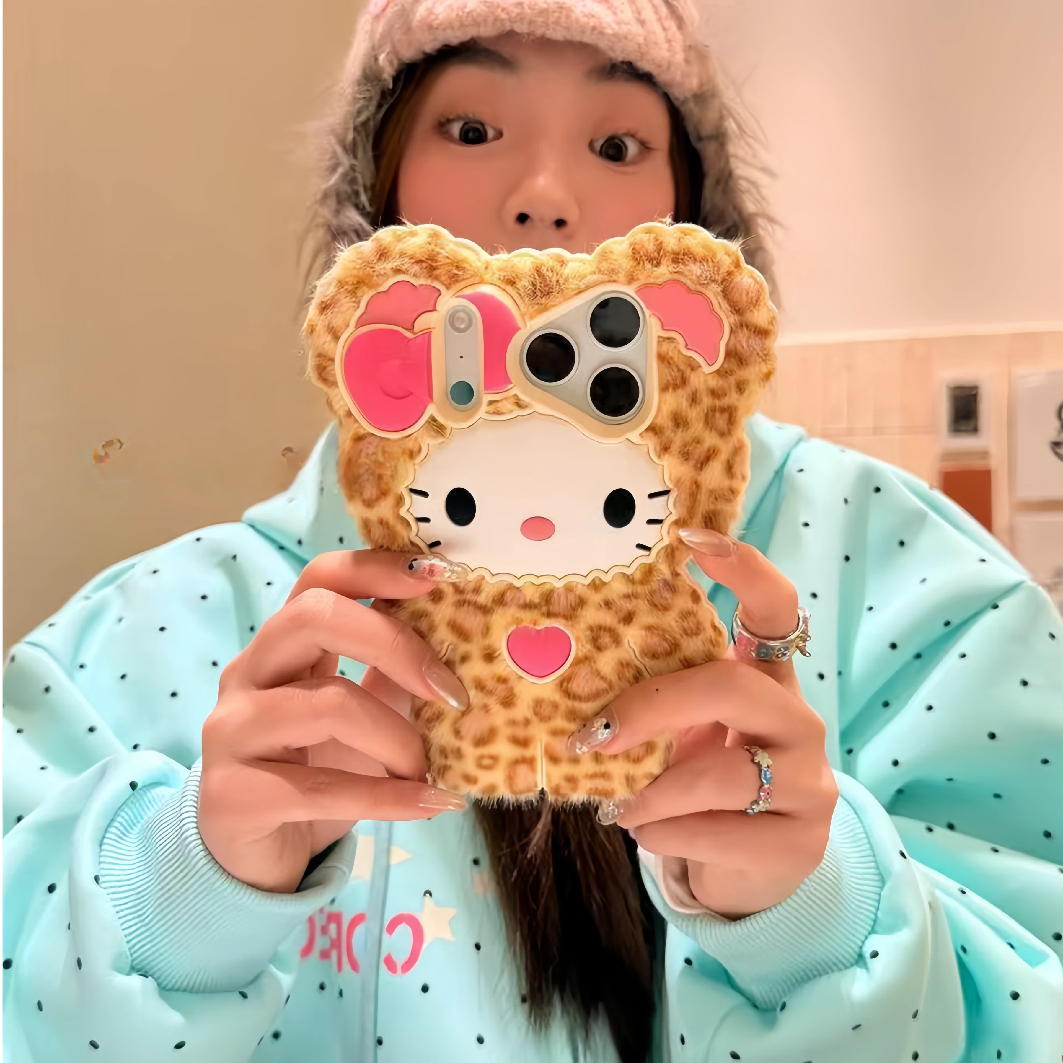 Fluffy Plush Hello Kitty Leopa - 3D Printing Iphone incelemesi ve fiyatı