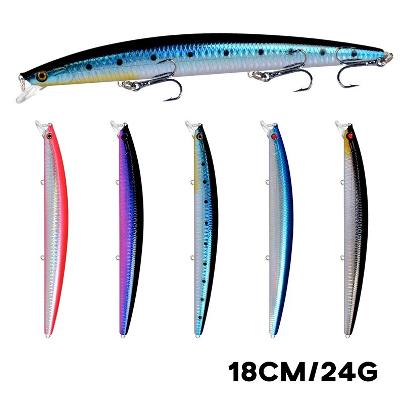 Minnow Fishing Lure Laser Hard - 3D Printing Lure incelemesi ve fiyatı