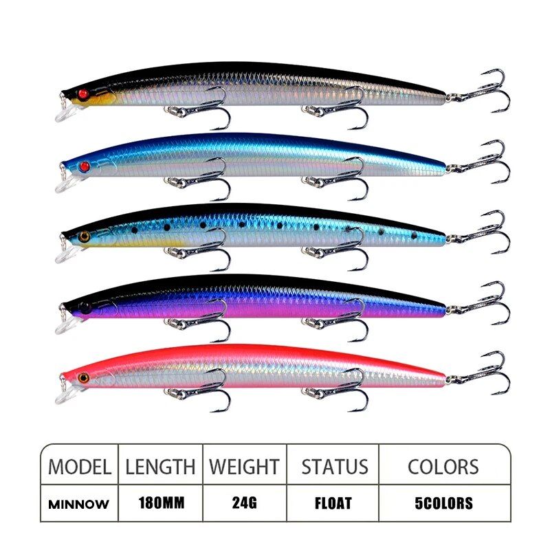 Minnow Fishing Lure Laser Hard - 3D Printing Lure incelemesi ve fiyatı
