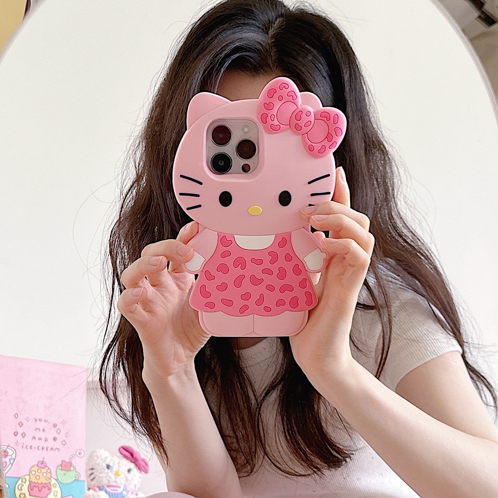 Sanrio 3D Leopard Print HelloK - 3D Printing Iphone incelemesi ve fiyatı