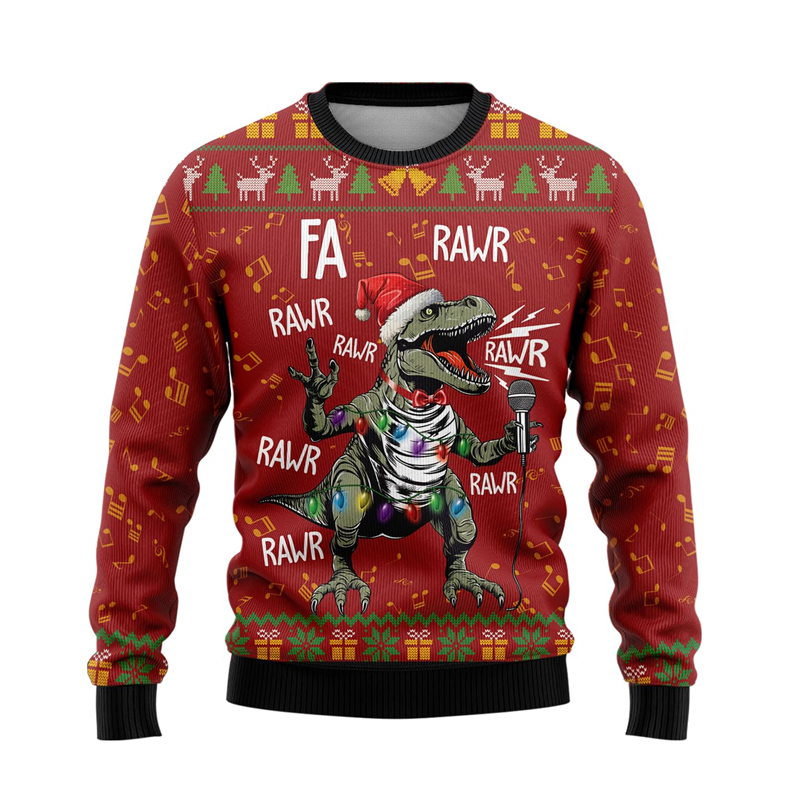 In Funny Dinosaur Ugly Christm - 3D Printing Xmas incelemesi ve fiyatı
