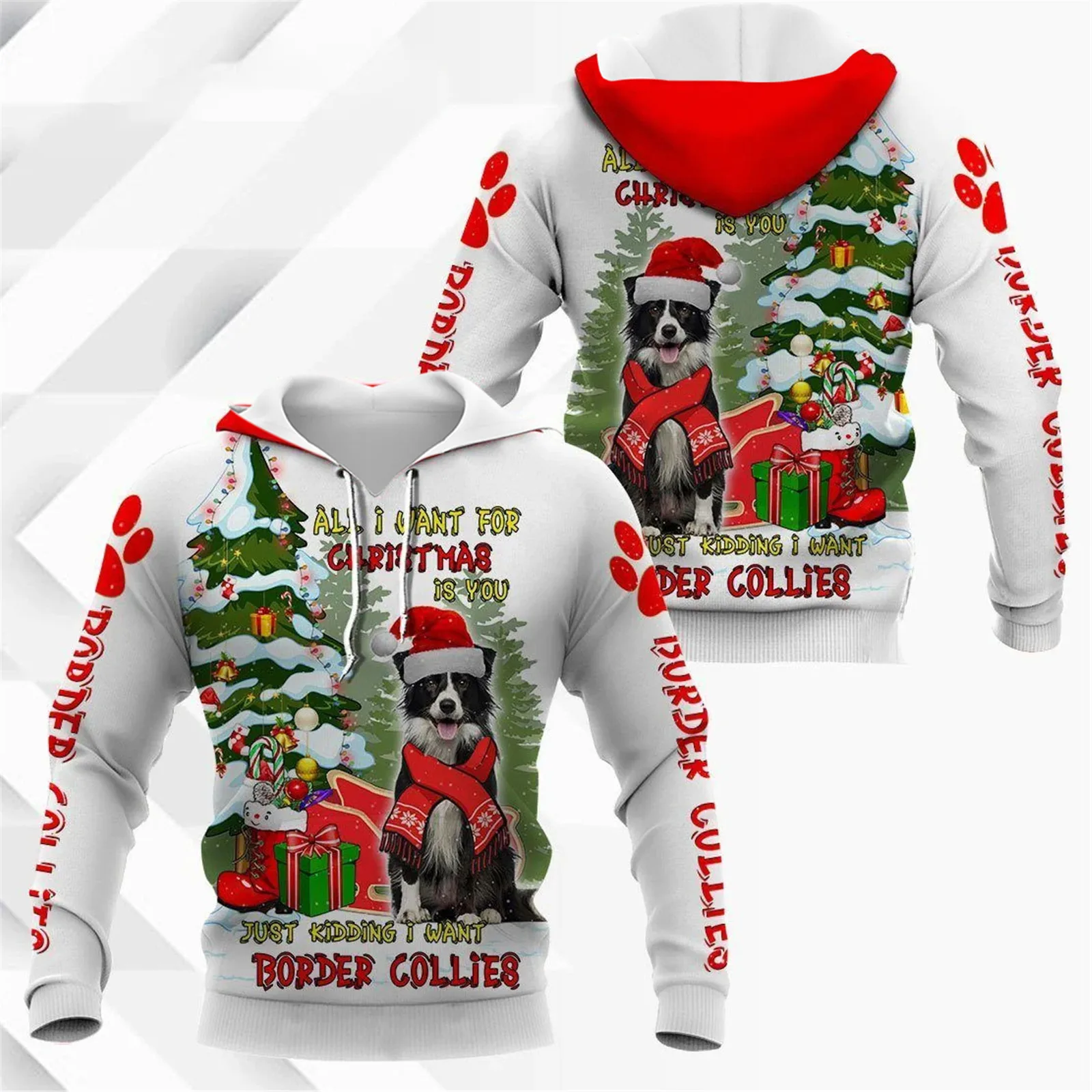 HX Border Collie Hoodies Anima - 3D Printing Xmas incelemesi ve fiyatı