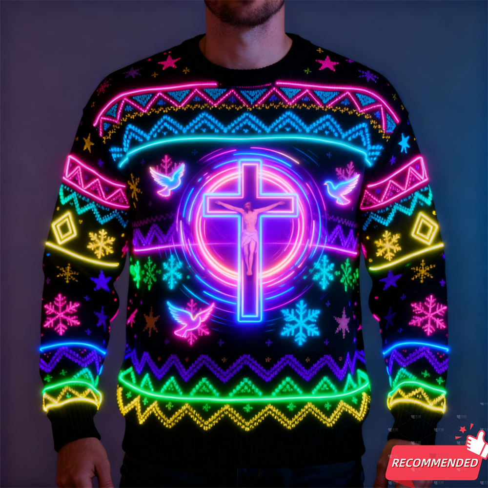 2025 New Fake Neon Jesus Santa - 3D Printing Xmas incelemesi ve fiyatı