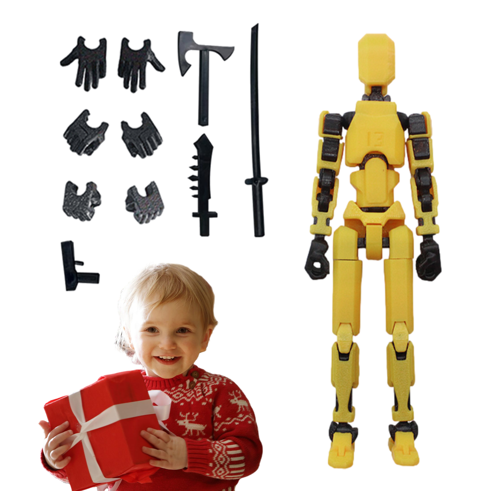 1PCS 13 Joints Figure Articula - 3D Printing Drawing incelemesi ve fiyatı