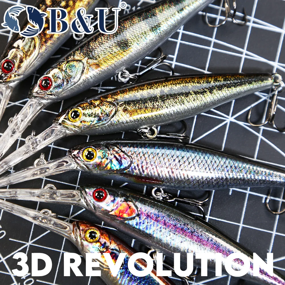 B&U  68mm 3D Printing Shad Sus - 3D Printing Lure incelemesi ve fiyatı