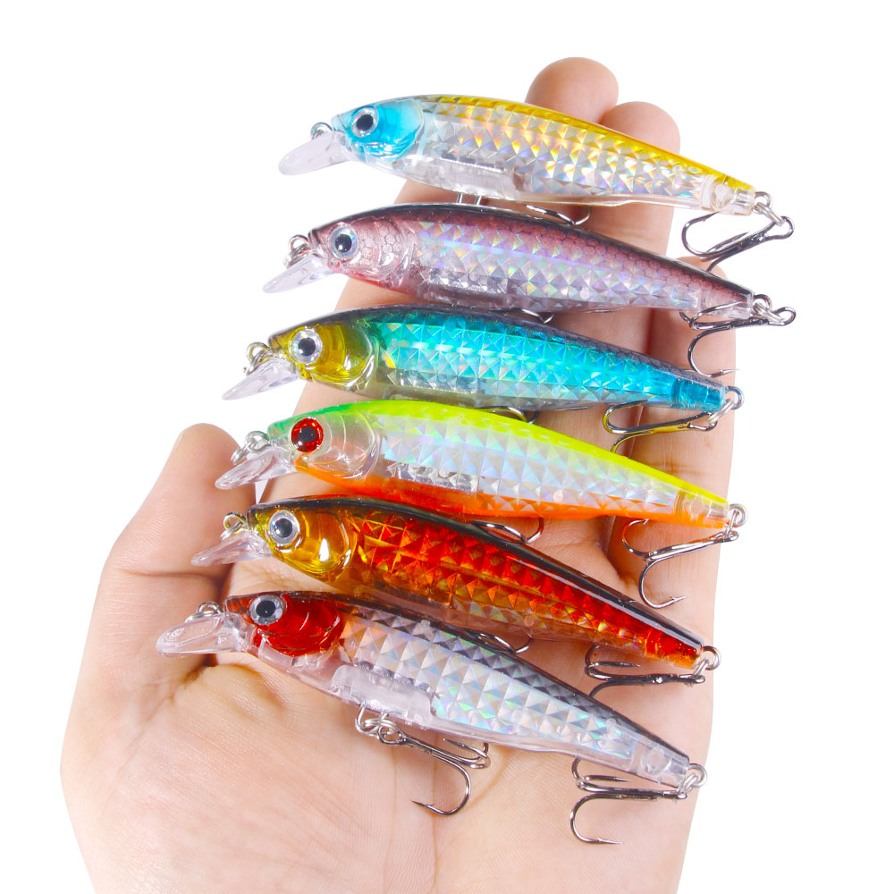 1pc Minnow fishing lure set 9c - 3D Printing Lure incelemesi ve fiyatı
