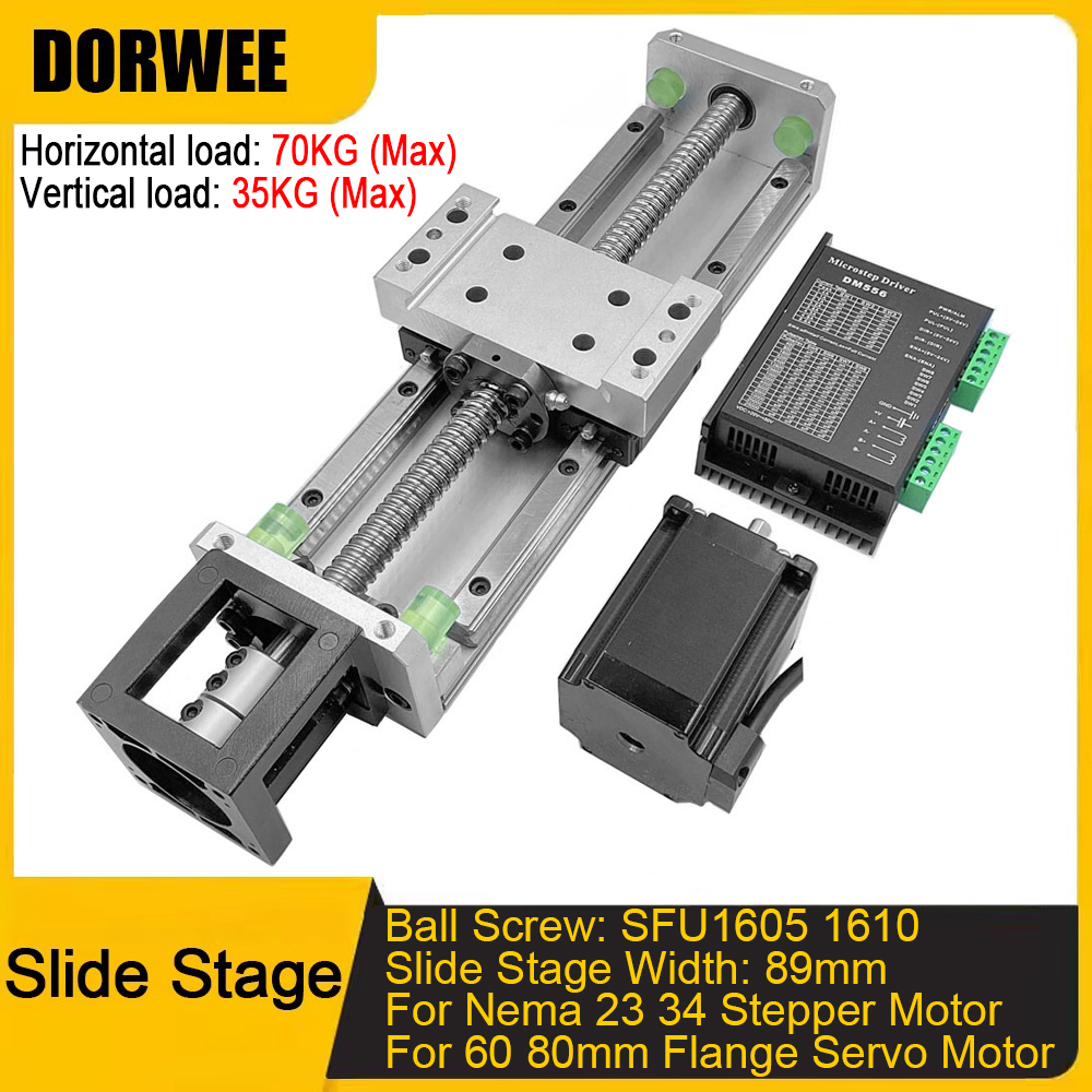 Sliding Table Ball Screw SFU16 - Stepper Motor incelemesi ve fiyatı