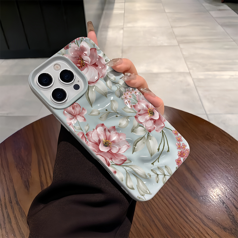 Luxury Flower Print Case For i - 3D Printing Iphone incelemesi ve fiyatı