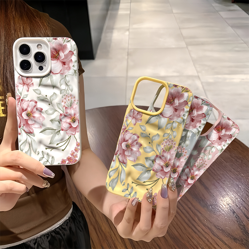 Luxury Flower Print Case For i - 3D Printing Iphone incelemesi ve fiyatı