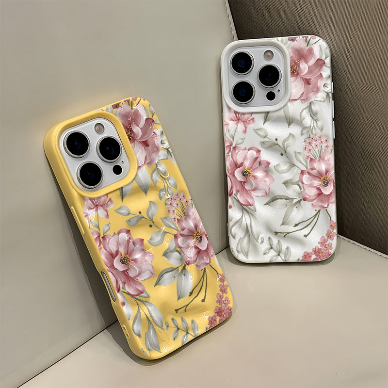 Luxury Flower Print Case For i - 3D Printing Iphone incelemesi ve fiyatı