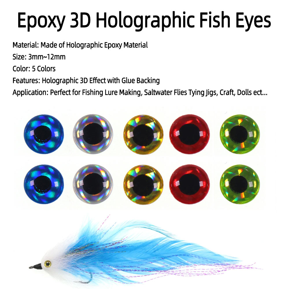 ICERIO 100pcs/Pack Epoxy 3D Ho - 3D Printing Lure incelemesi ve fiyatı