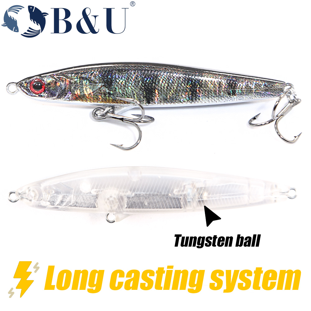 B&U Sinking Pencil Jerk Fishin - 3D Printing Lure incelemesi ve fiyatı