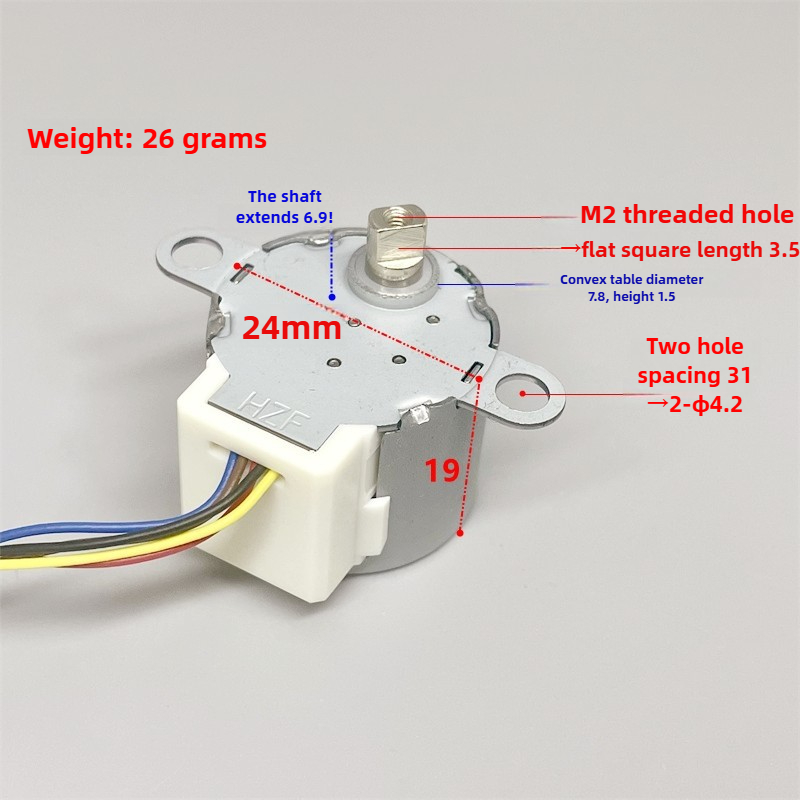 24BYJ48  DC 5V Stepper Motor D - Stepper Motor incelemesi ve fiyatı
