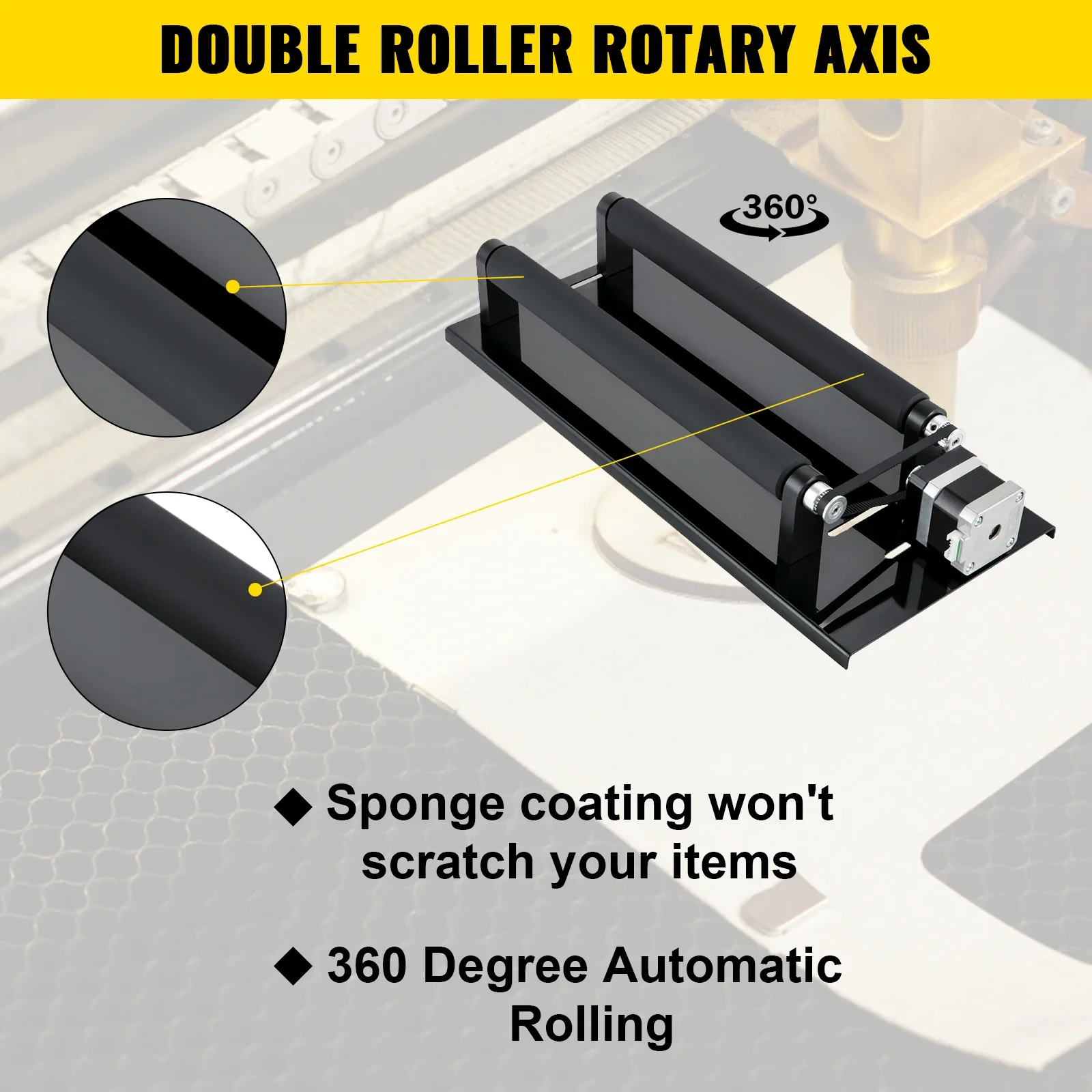 SIHAO Rotary Axis Attachment 4 - Stepper Motor incelemesi ve fiyatı