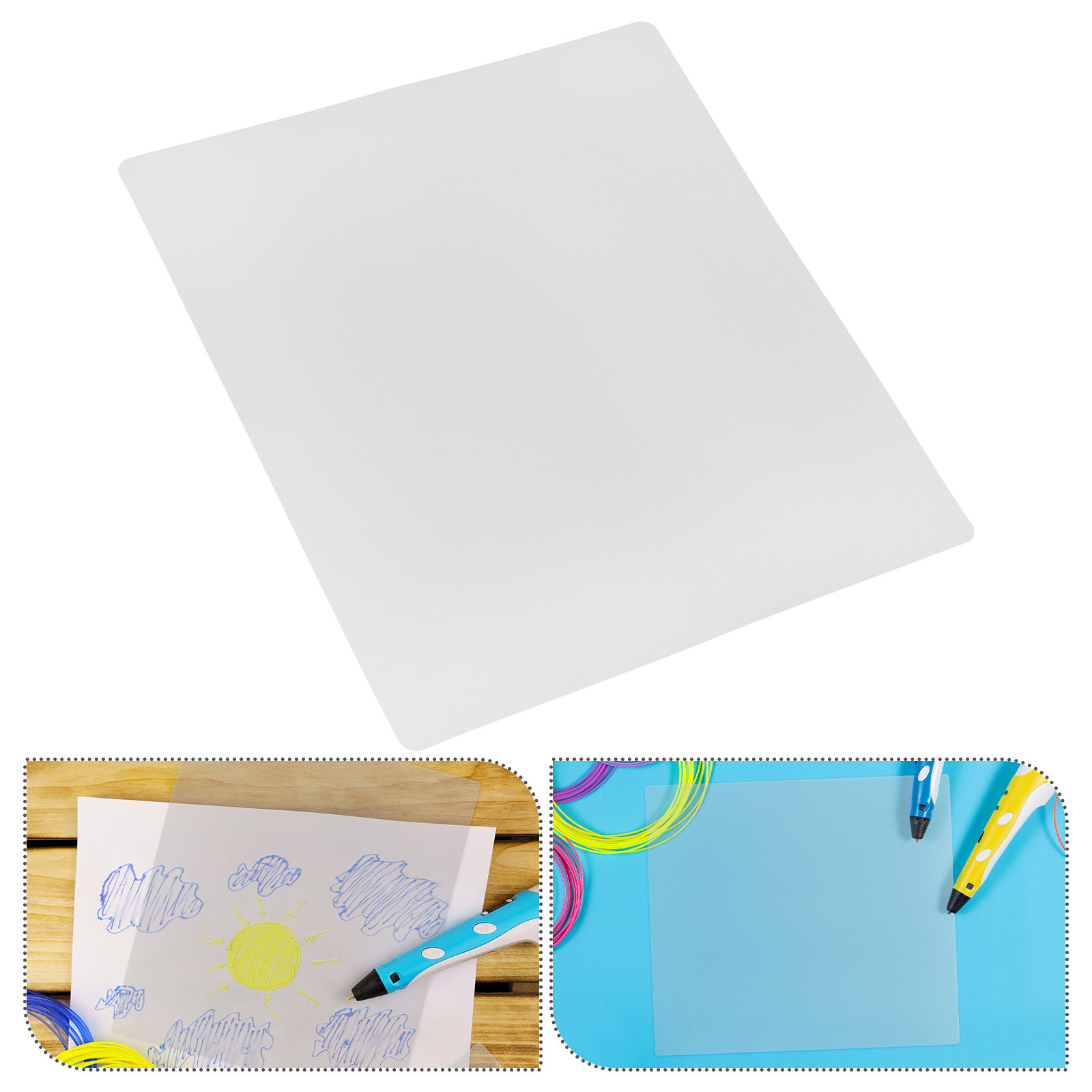 12Pcs Transparent 3D Drawing M - 3D Printing Template incelemesi ve fiyatı