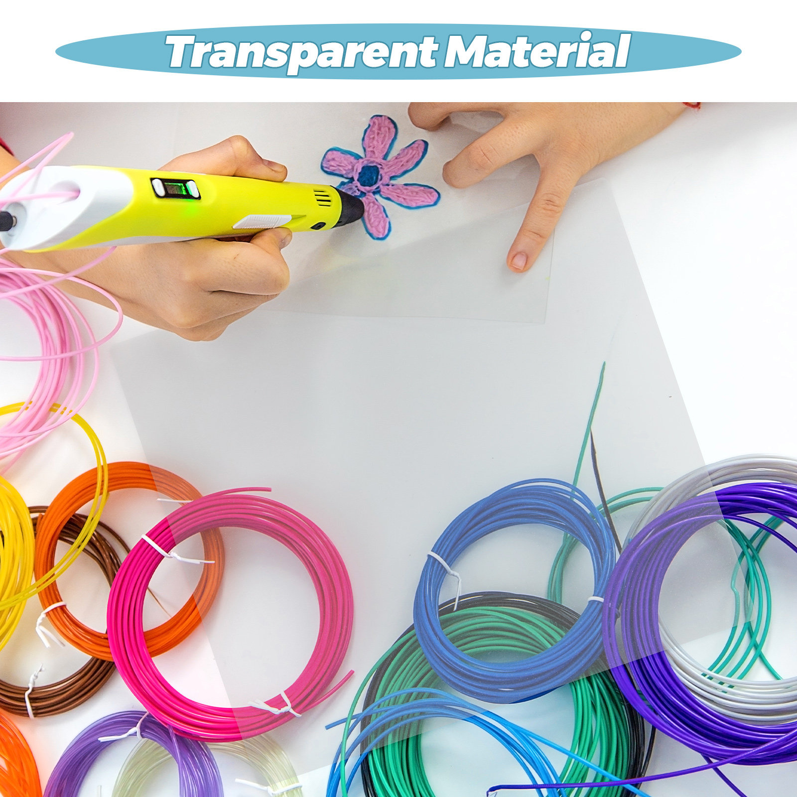 12Pcs Transparent 3D Drawing M - 3D Printing Template incelemesi ve fiyatı