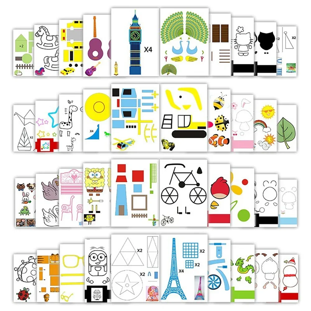 3D Pen Drawing Book with Graph - 3D Printing Template incelemesi ve fiyatı