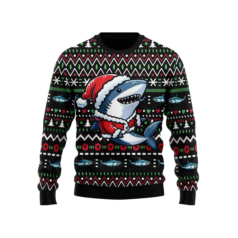 Funny Shark Graphic Ugly Chris - 3D Printing Xmas incelemesi ve fiyatı