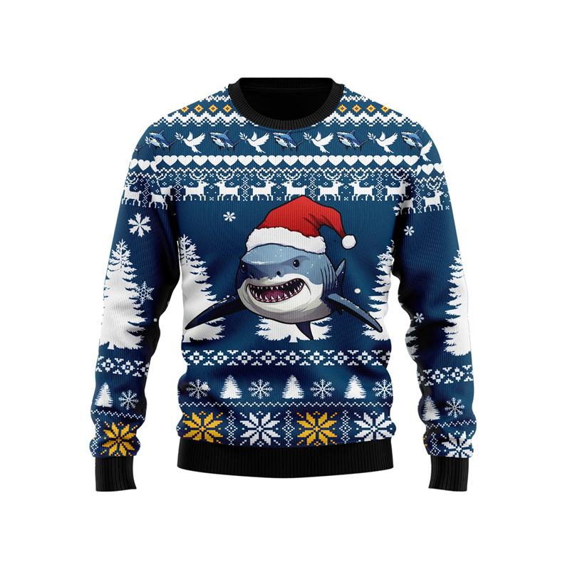 Funny Shark Graphic Ugly Chris - 3D Printing Xmas incelemesi ve fiyatı
