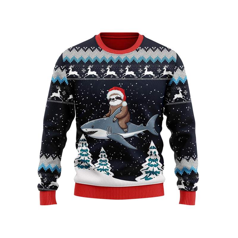 Funny Shark Graphic Ugly Chris - 3D Printing Xmas incelemesi ve fiyatı