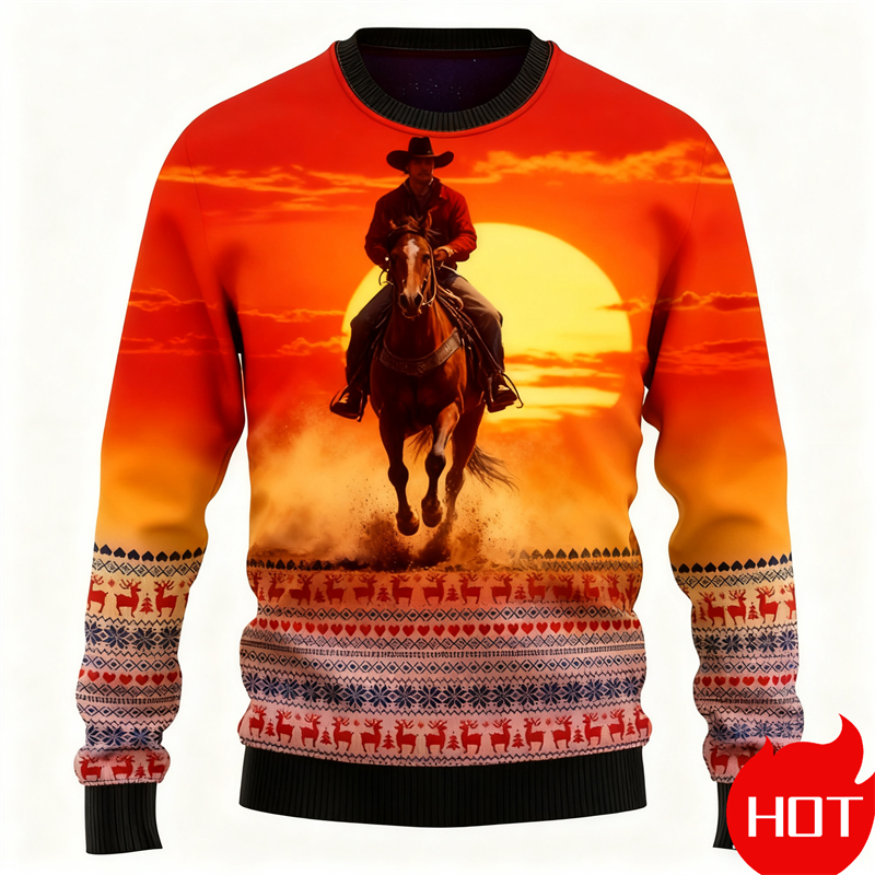 Western Cowboy Ugly Christmas  - 3D Printing Xmas incelemesi ve fiyatı